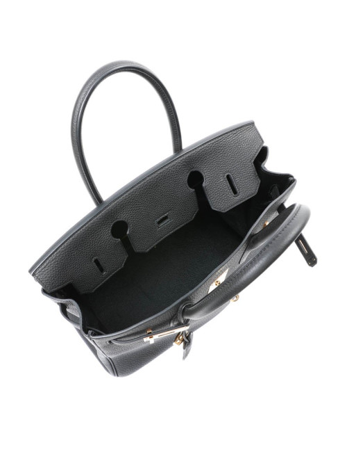 Birkin 30 HERMES cuir Togo noir