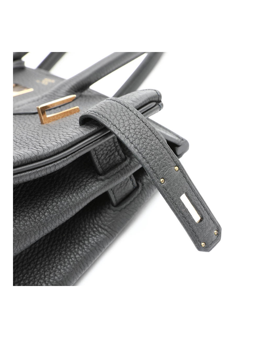 Birkin 30 HERMES cuir Togo noir