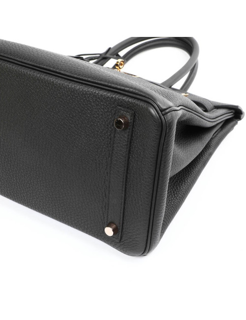Birkin 30 HERMES cuir Togo noir