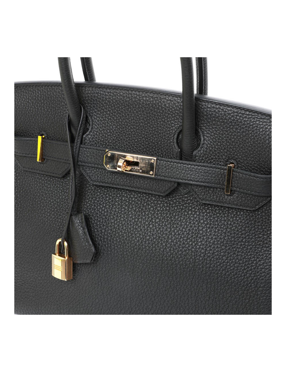 Birkin 30 HERMES cuir Togo noir