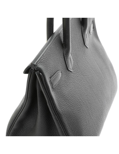 Birkin 30 HERMES cuir Togo noir