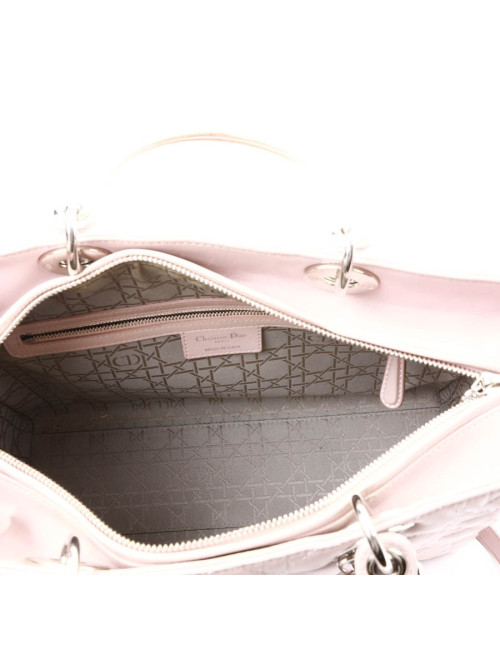 Lady Dior GM DIOR cuir parme