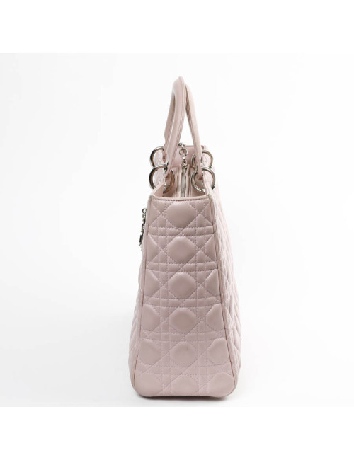 Lady Dior GM DIOR cuir parme
