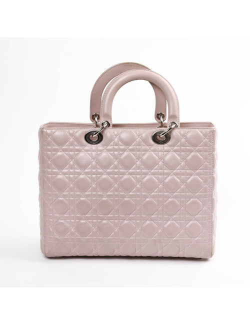 Lady Dior GM DIOR cuir parme