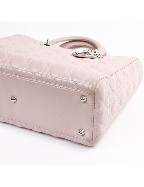 Lady Dior GM DIOR cuir parme