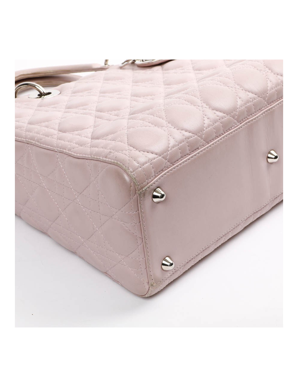 Lady Dior GM DIOR cuir parme