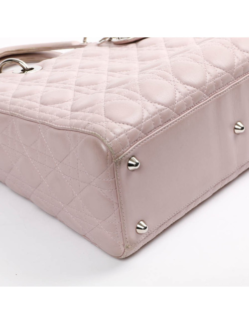 Lady Dior GM DIOR cuir parme