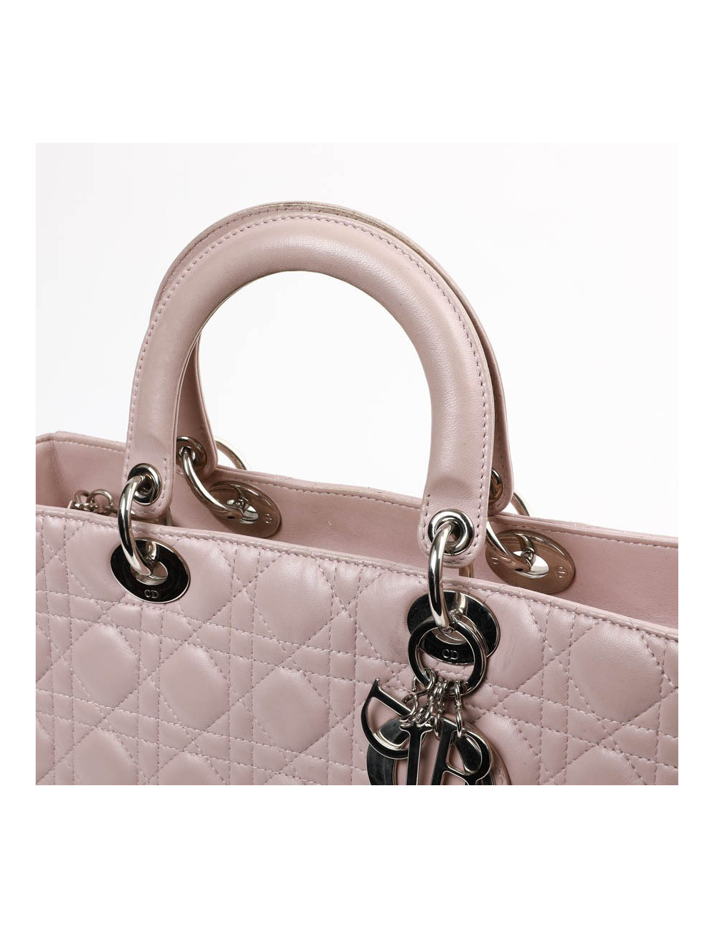 Lady Dior GM DIOR cuir parme