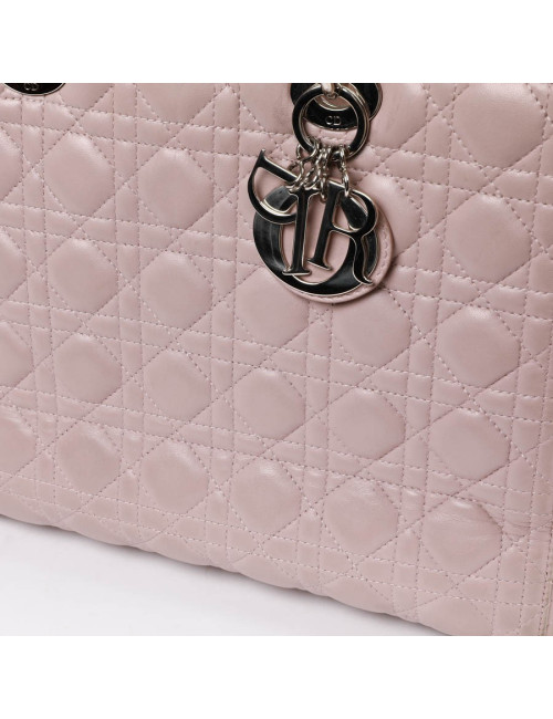 Lady Dior GM DIOR cuir parme