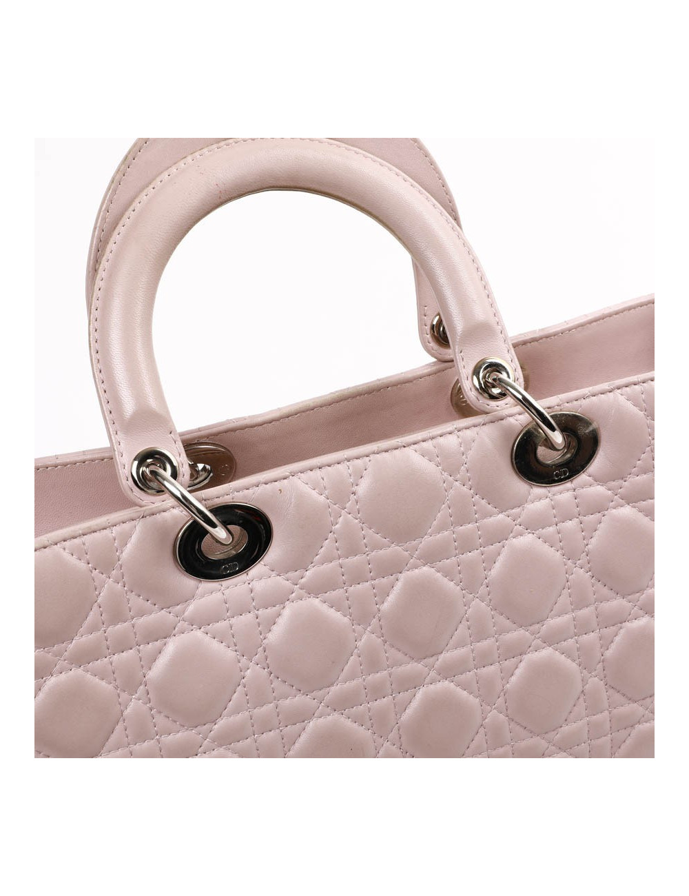 Lady Dior GM DIOR cuir parme