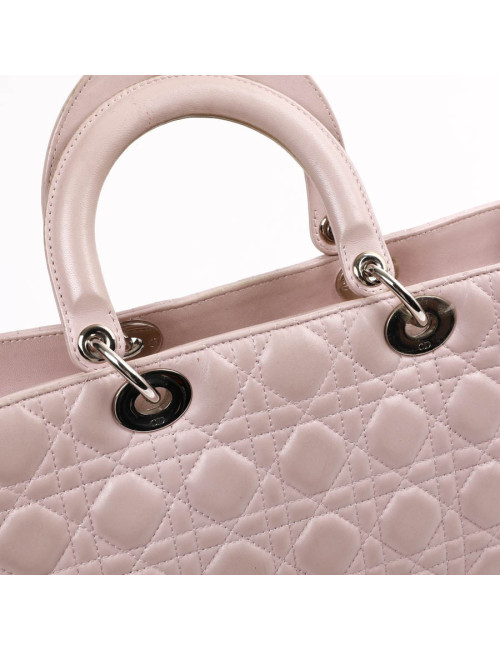 Lady Dior GM DIOR cuir parme