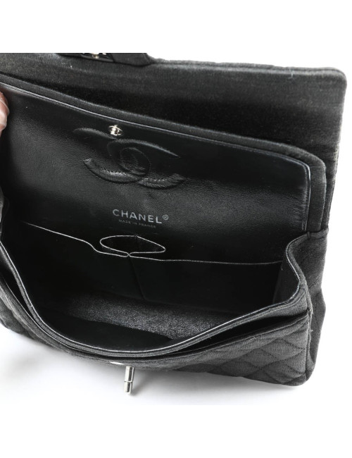 Timeless CHANEL vintage jersey noir