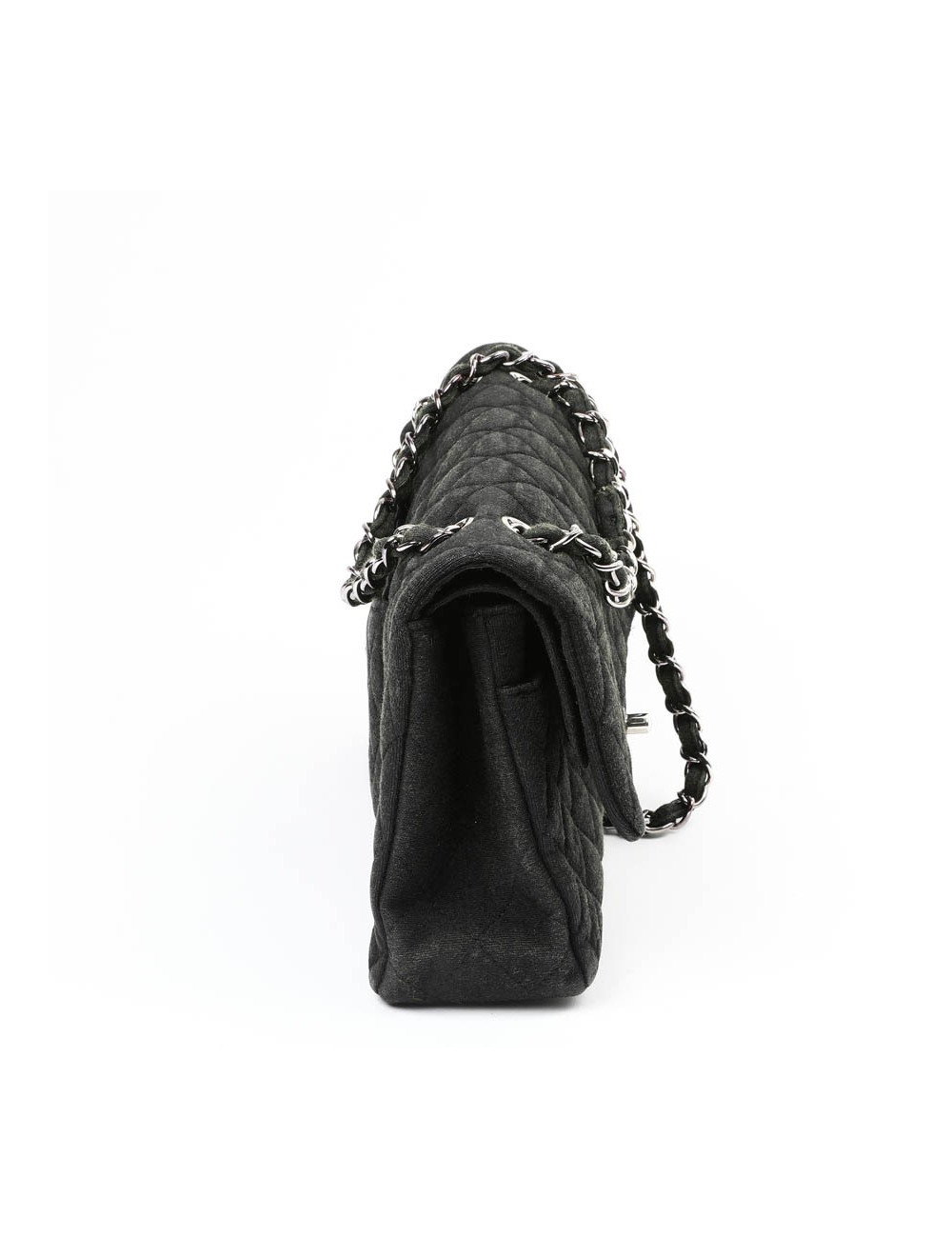 Timeless CHANEL vintage jersey noir