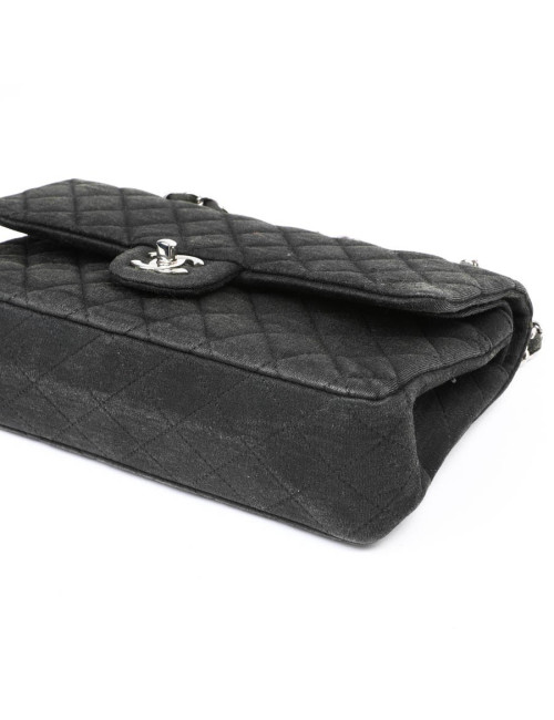 Timeless CHANEL vintage jersey noir