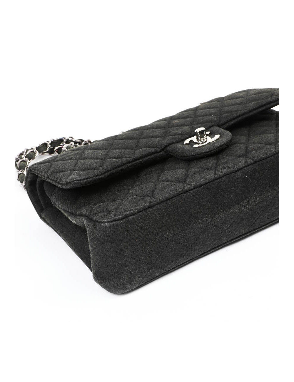 Timeless CHANEL vintage jersey noir