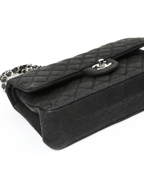 Timeless CHANEL vintage jersey noir