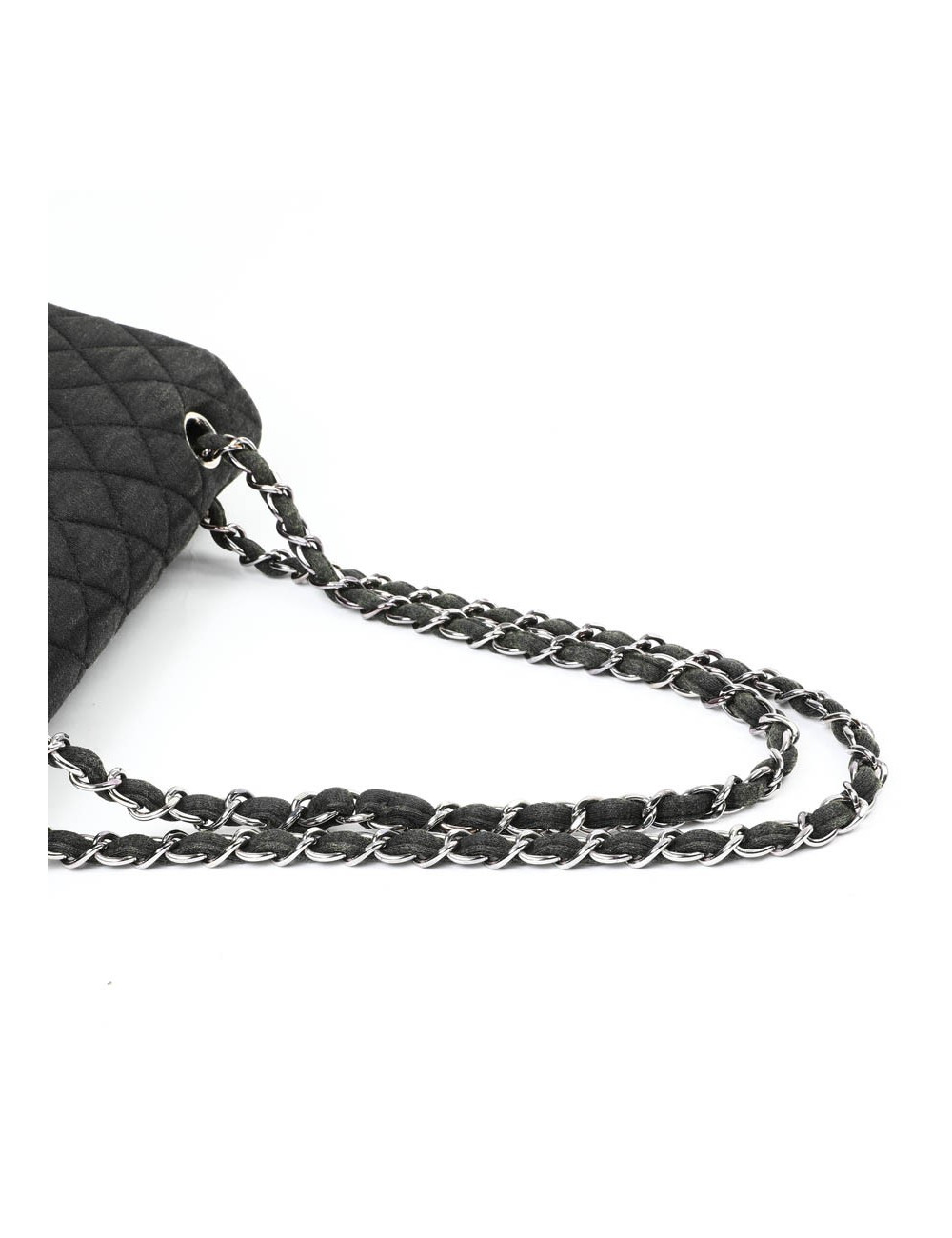 Timeless CHANEL vintage jersey noir