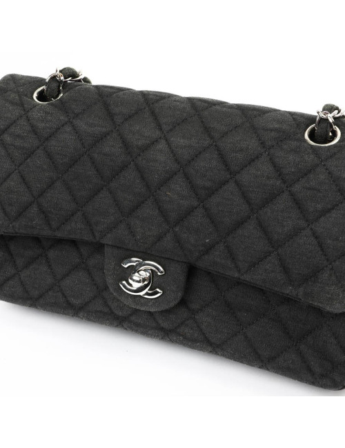 Timeless CHANEL vintage jersey noir