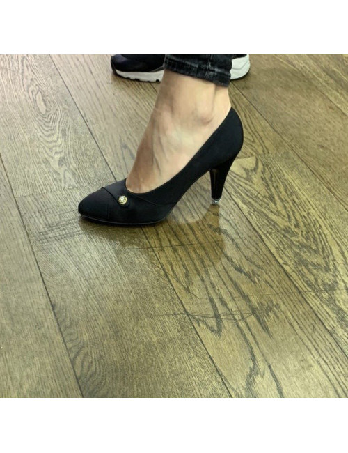 Escarpins COUTURE CHANEL noir