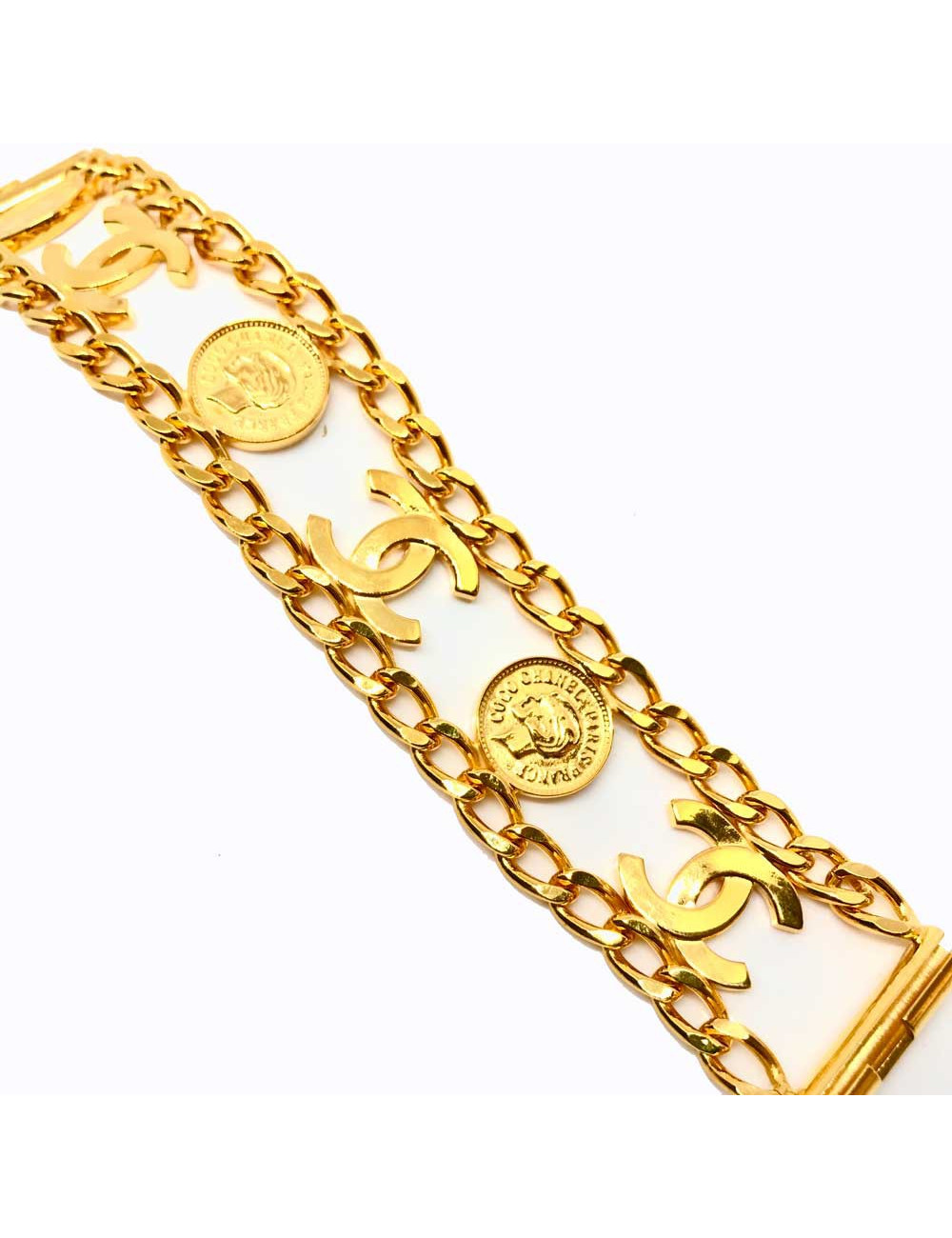 Bracelet CHANEL médailles vintage
