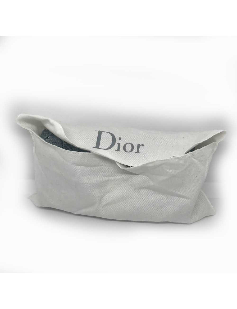 Sac DIOR cuir façon lezard bleu jean's