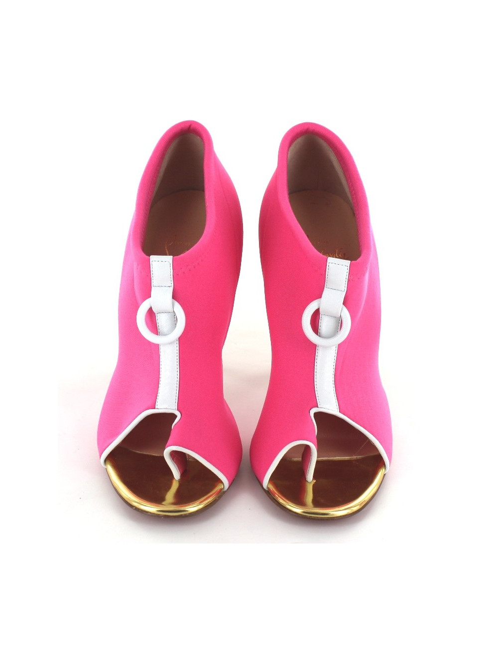 Escarpins CHRISTIAN LOUBOUTIN rose néoprène