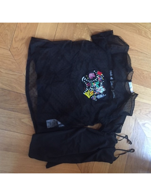 Top CHRISTIAN DIOR brodé Niki de Saint Phalle