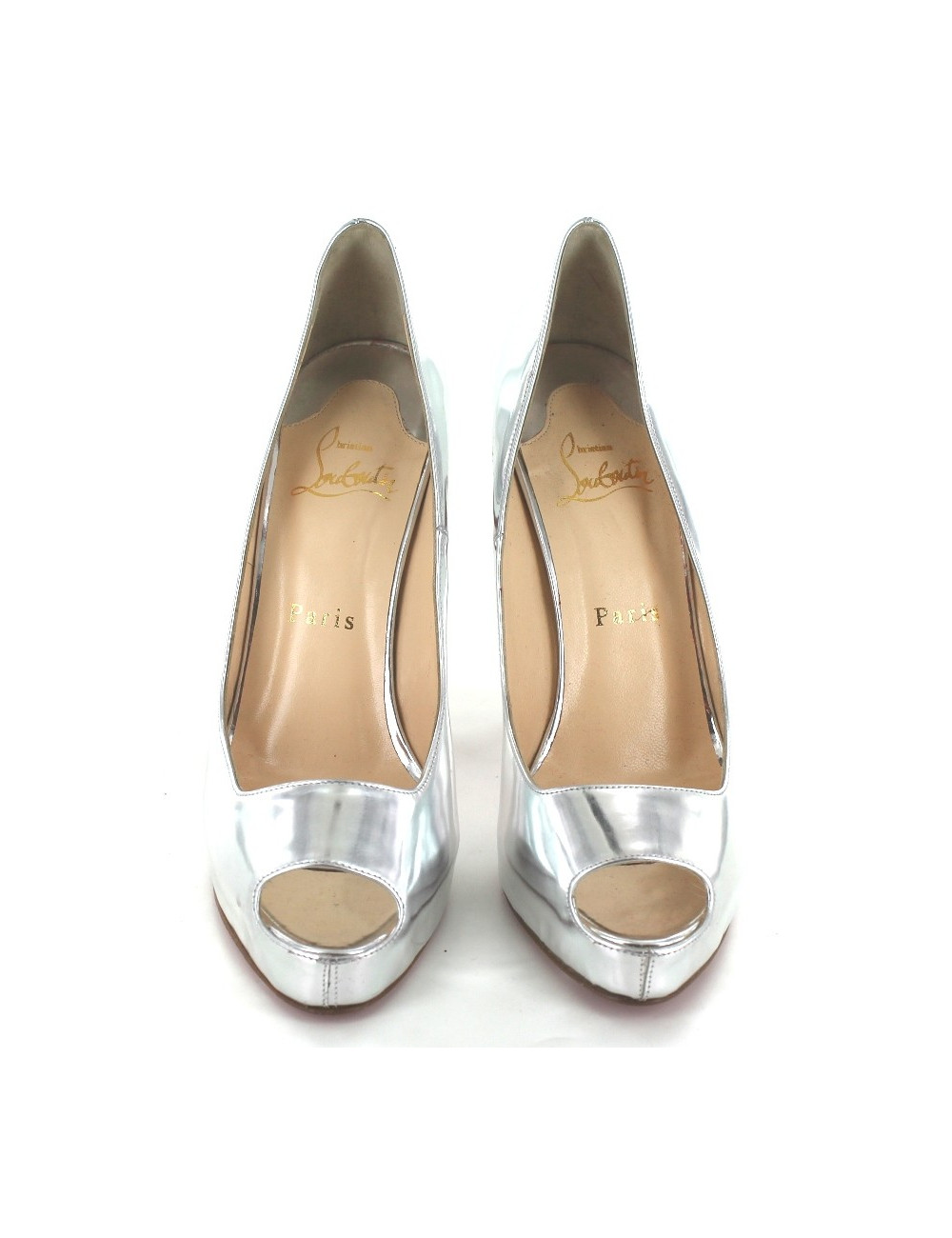 Escarpins CHRISTIAN LOUBOUTIN argent