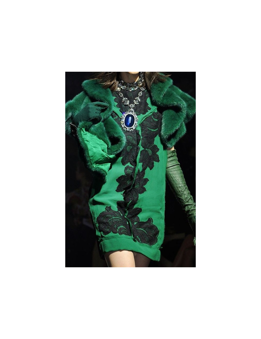 Robe fourreau LANVIN soie avec dentelles T36