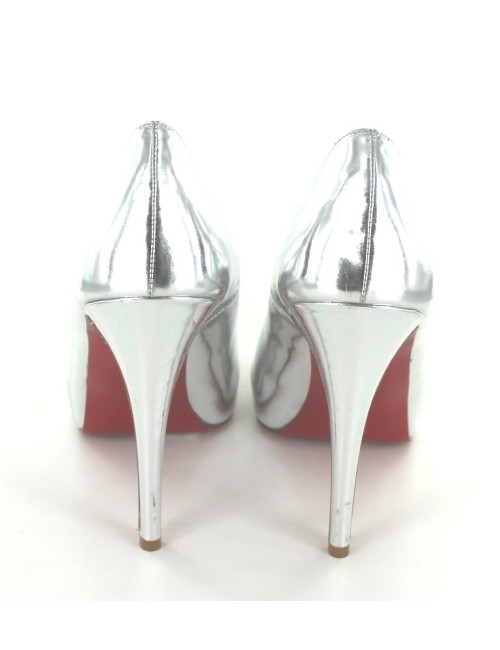 Escarpins CHRISTIAN LOUBOUTIN argent