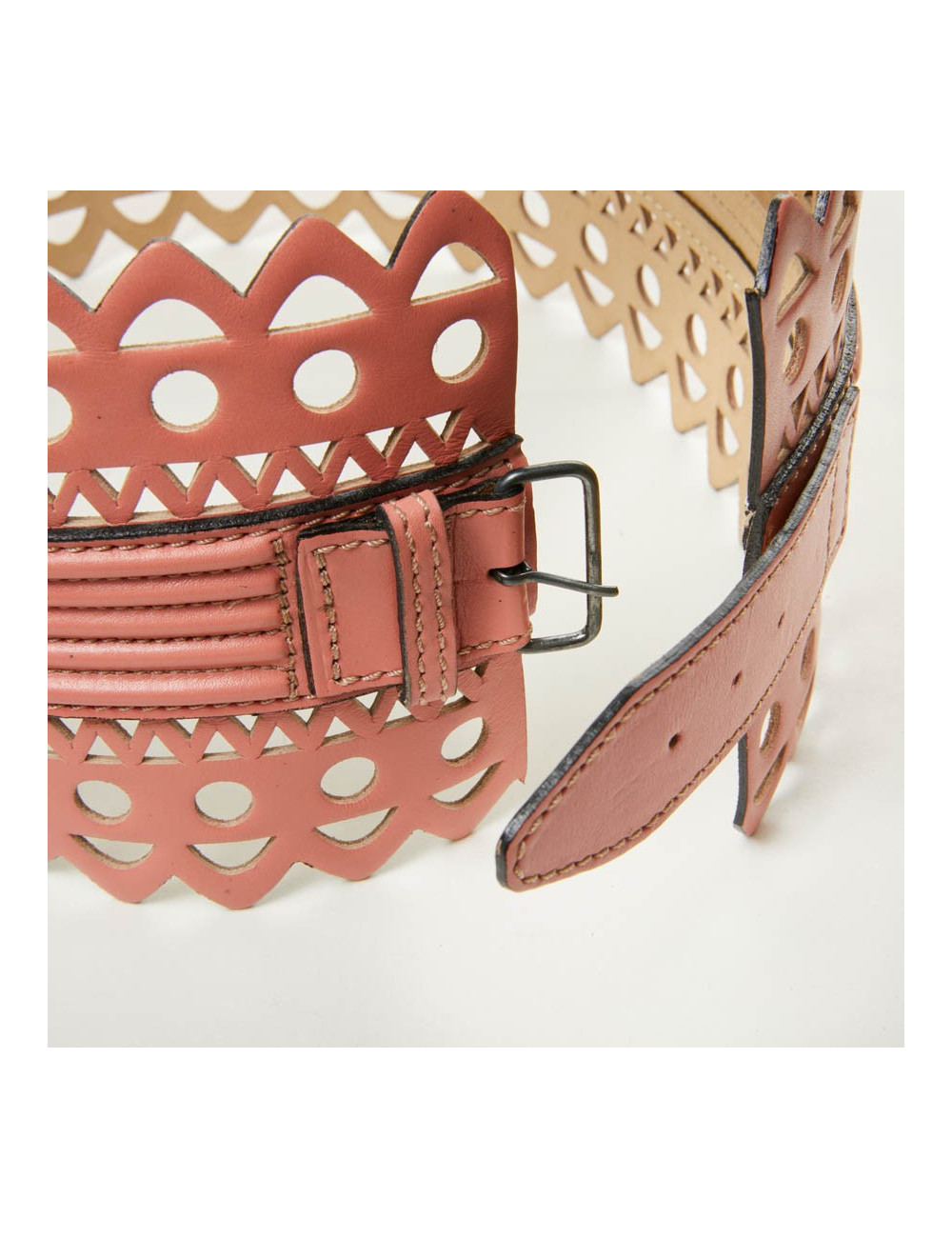 Ceinture rose ALAIA T65