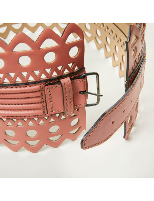 Ceinture rose ALAIA T65