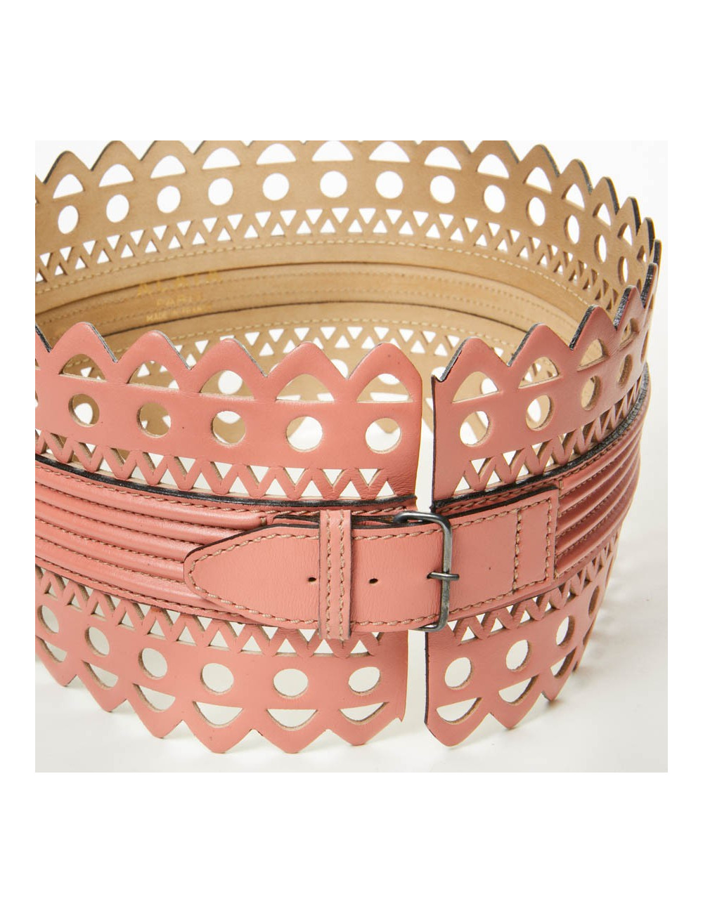 Ceinture rose ALAIA T65