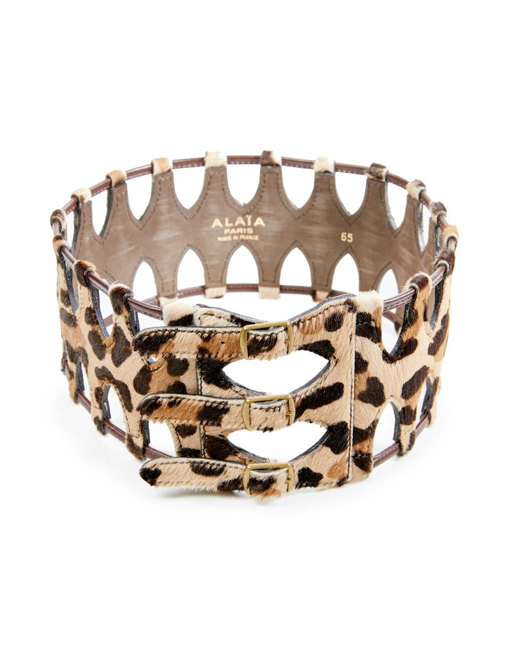 Ceinture panthère ALAIA T65