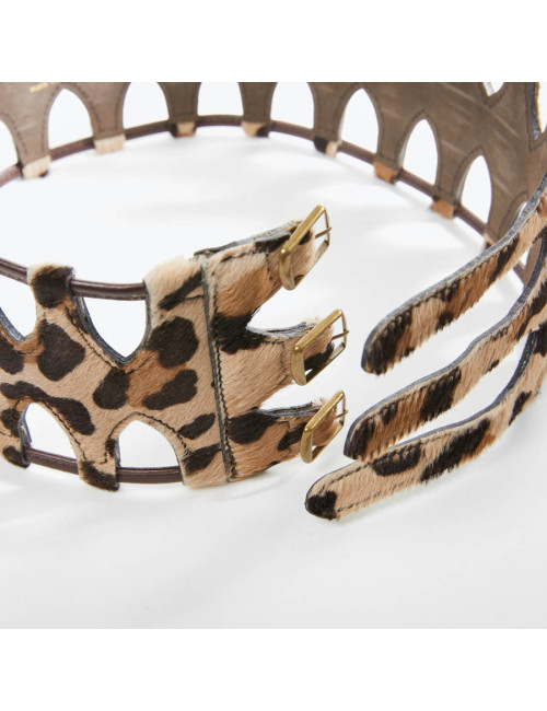 Ceinture façon panthère ALAIA T65