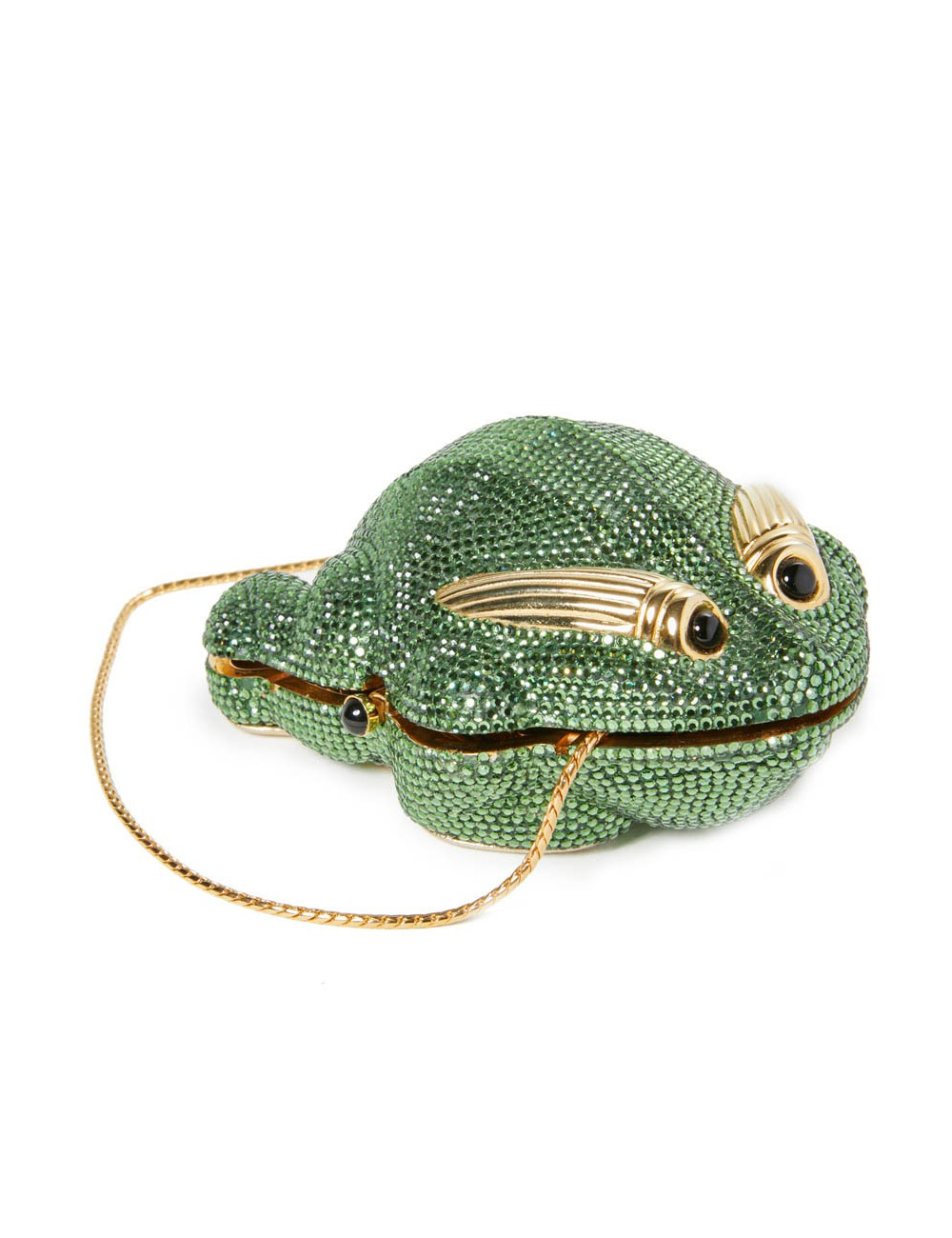 Minaudière JUDITH LIEBER grenouille strass