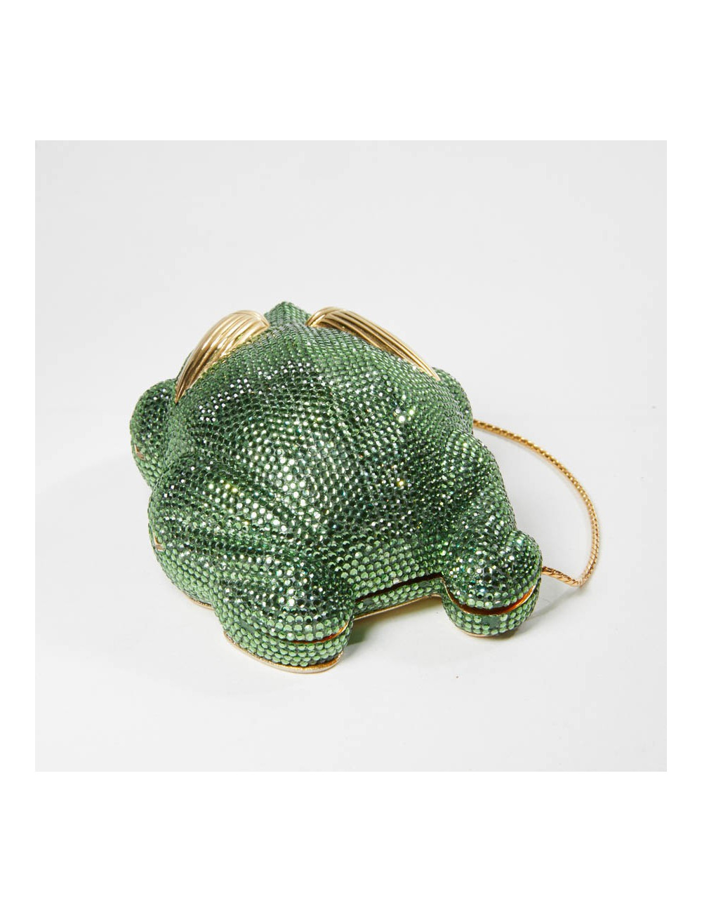 Minaudière JUDITH LIEBER grenouille strass
