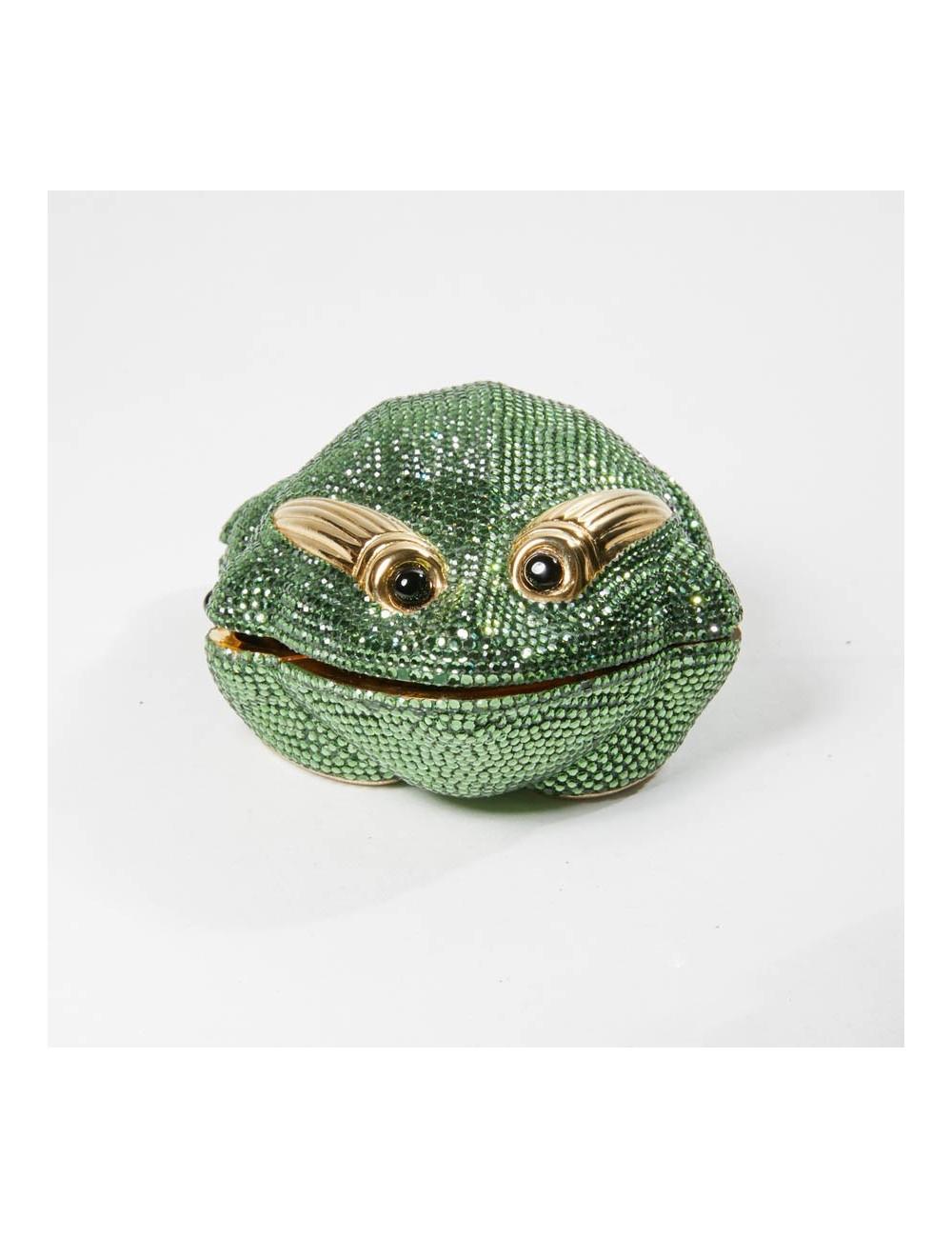 Minaudière JUDITH LIEBER grenouille strass