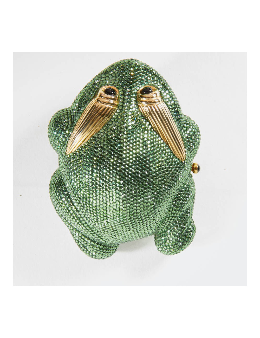 Minaudière JUDITH LIEBER grenouille strass