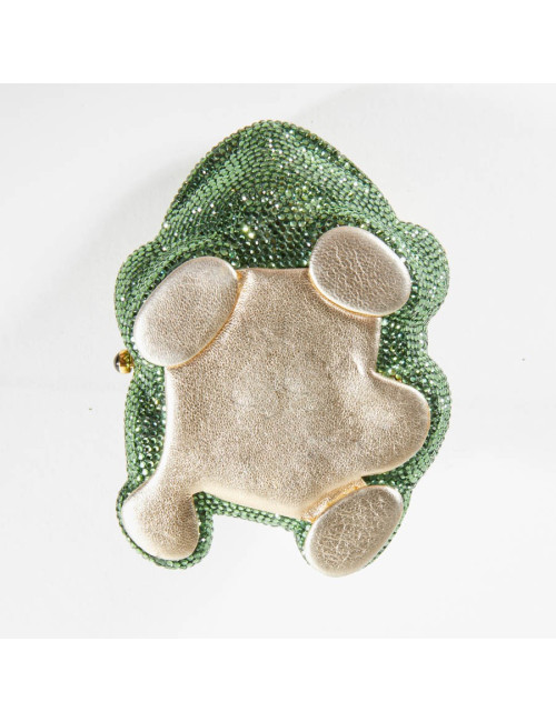 Minaudière JUDITH LIEBER grenouille strass