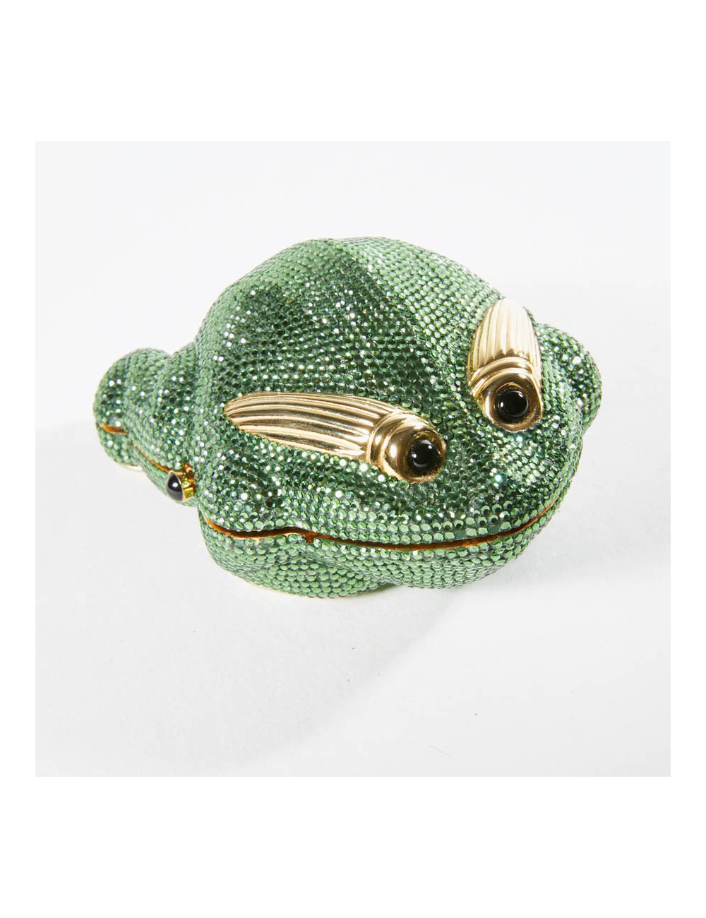 Minaudière JUDITH LIEBER grenouille strass