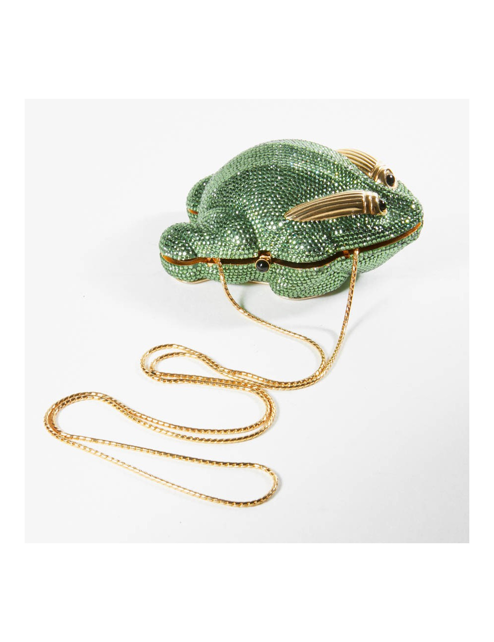 Minaudière JUDITH LIEBER grenouille strass