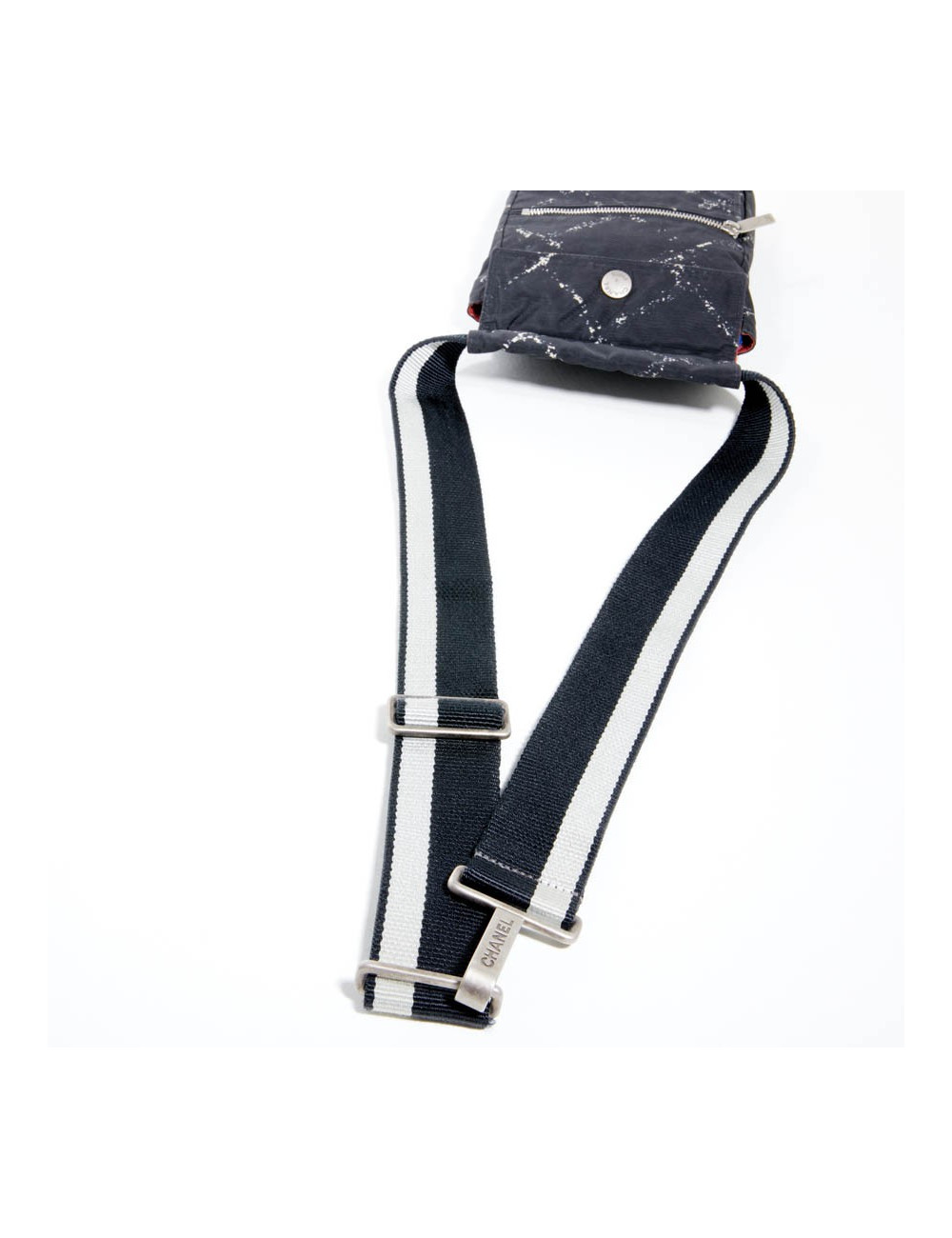 Pochette ceinture CHANEL toile avec porte monnaie