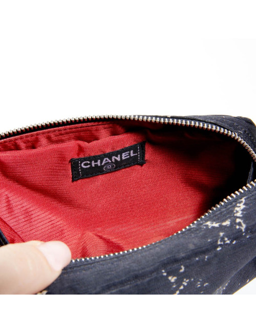 Pochette ceinture CHANEL toile avec porte monnaie