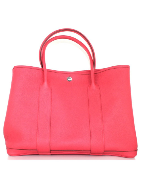 GARDEN PARTY HERMES en cuir rose lipstick