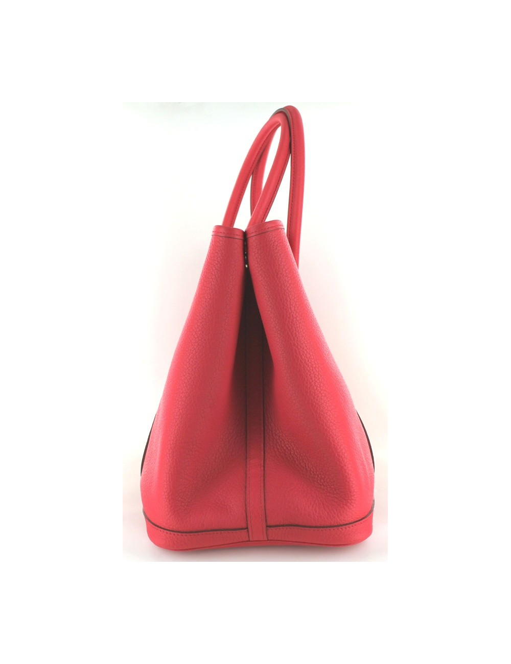 Sac HERMES en cuir rose lipstick