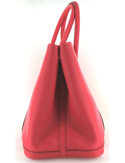 GARDEN PARTY HERMES en cuir rose lipstick