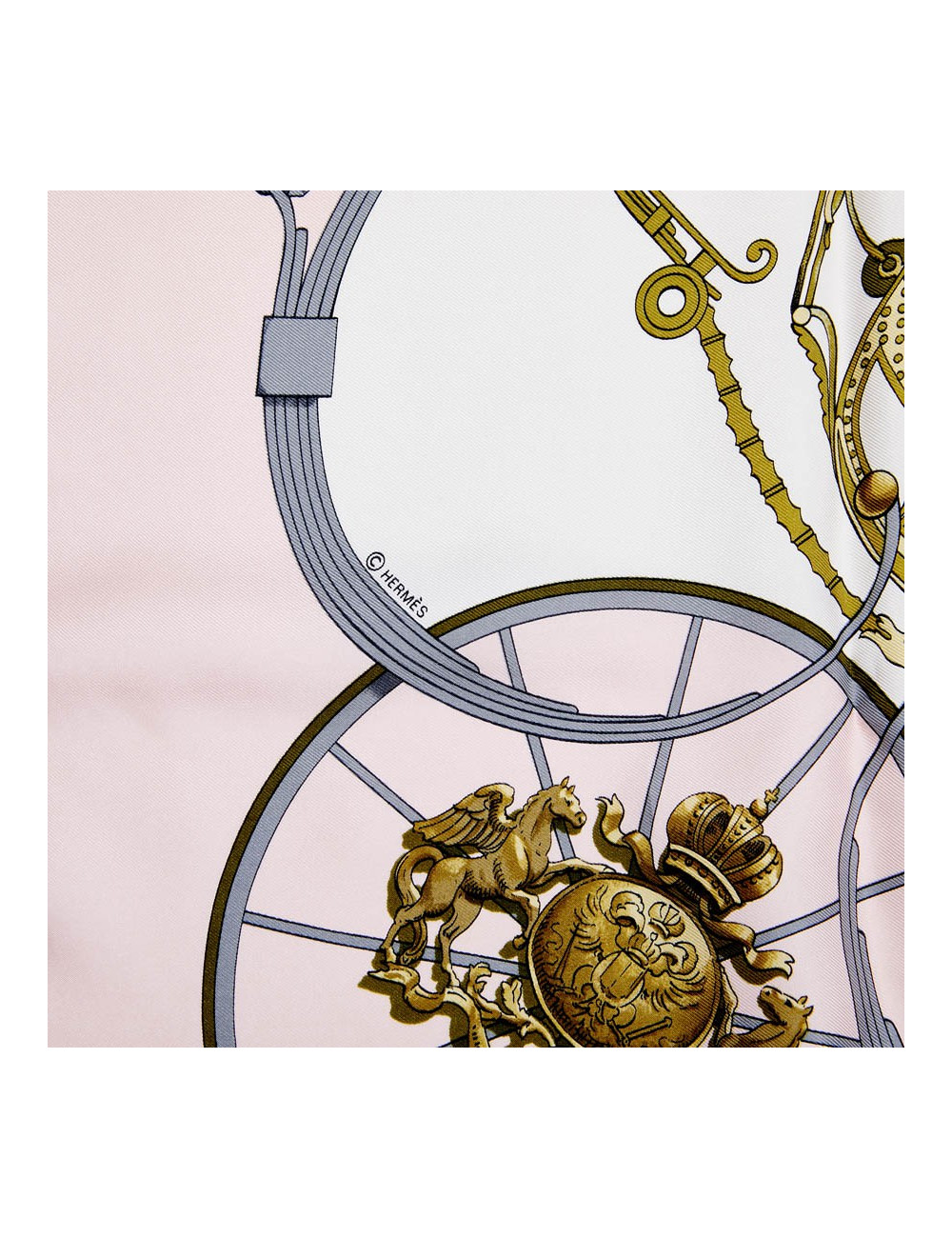 Carré Springs HERMES rose