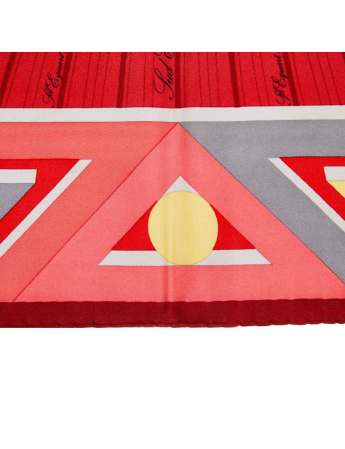 A NETTOYER Foulard HERMES " La Rose des Vents"