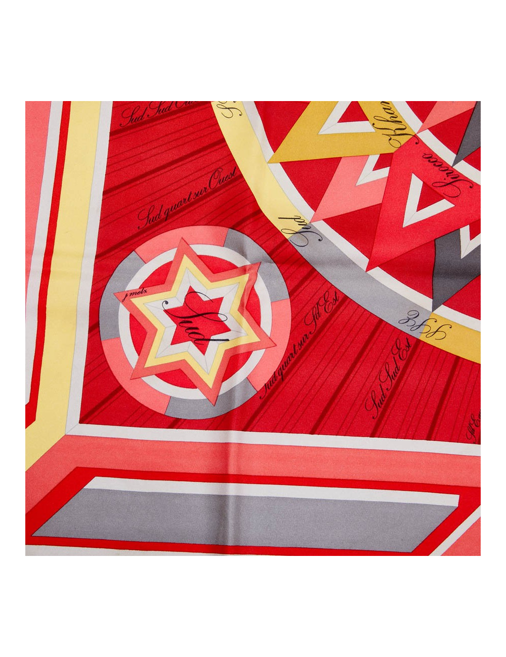 Foulard HERMES " La Rose des Vents"